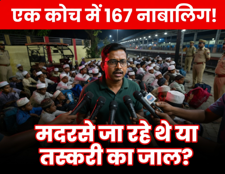 एक कोच -167 नाबालिग ! 🟥 मदरसे जा रहे थे या तस्करी का जाल ?
